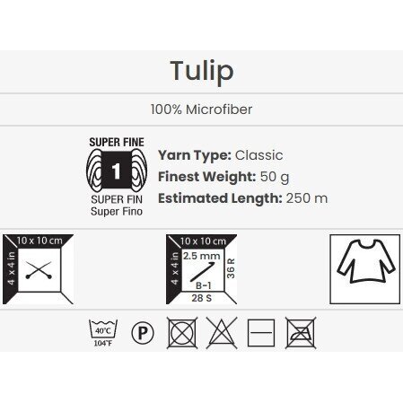 YarnArt Tulip, 50g., 250m. 1 YarnArt Tulip, 50g., 250m. 1