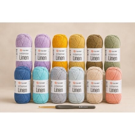 Пряжа YarnArt Intense Linen | Почувствуйте прохладу в жаркий летний день