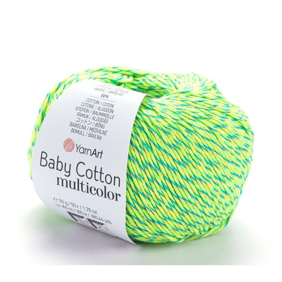 YarnArt Baby Cotton Multicolor, 50g., 165m. YarnArt Baby Cotton Multicolor, 50g., 165m.