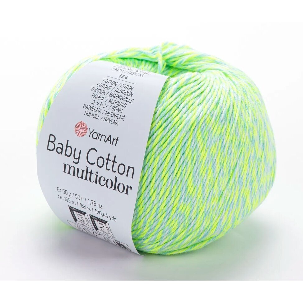 YarnArt Baby Cotton Multicolor, 50g., 165m. YarnArt Baby Cotton Multicolor, 50g., 165m.