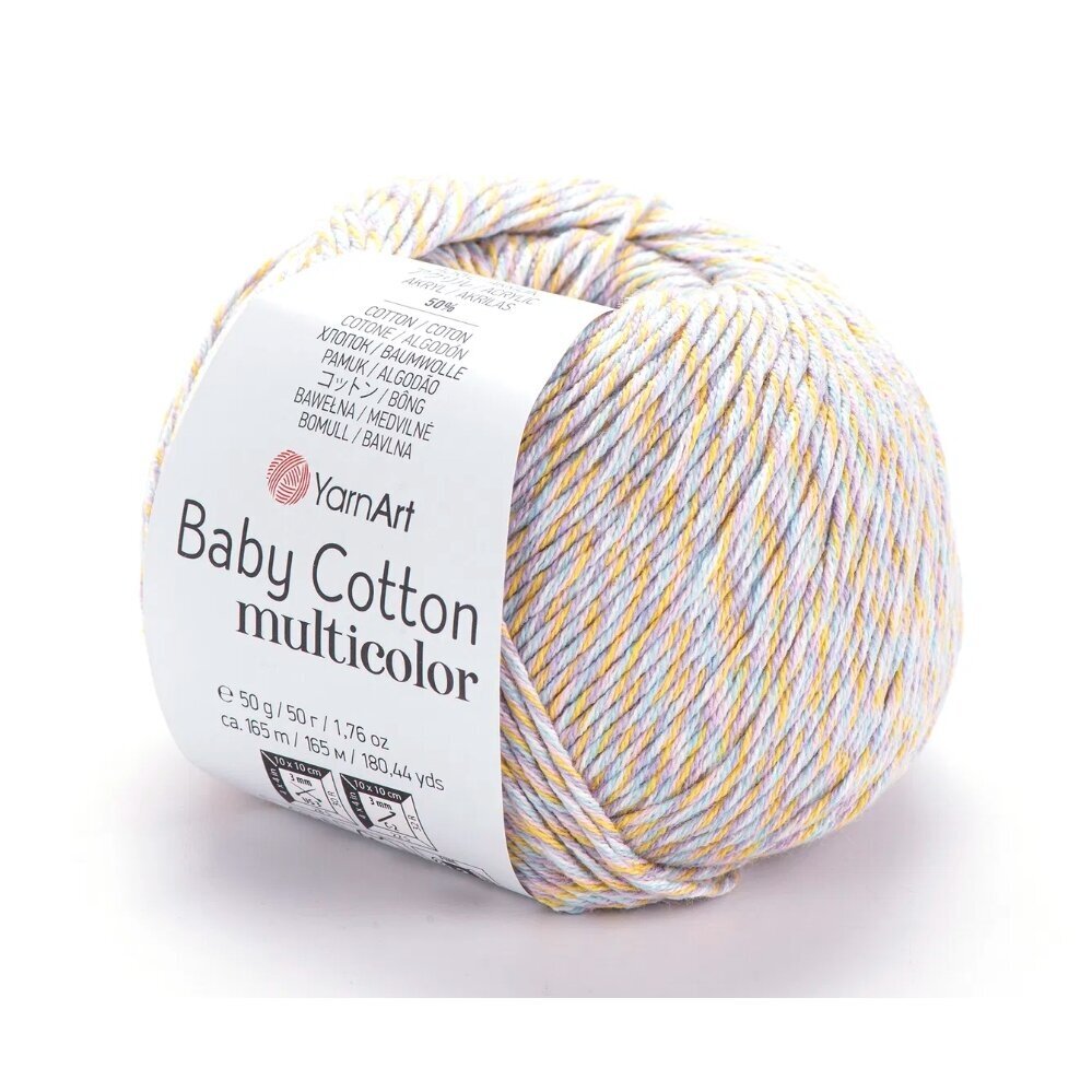 YarnArt Baby Cotton Multicolor, 50g., 165m.